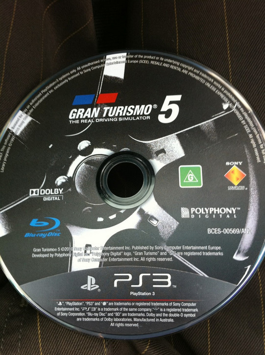 GT5 disc