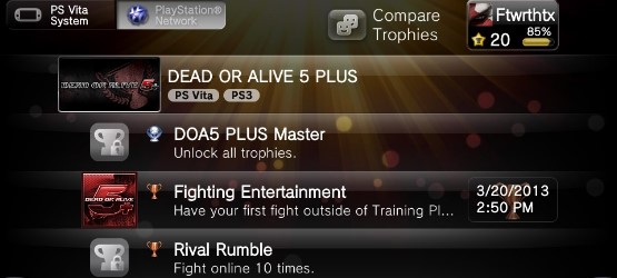 DOA5PSharedTrophies