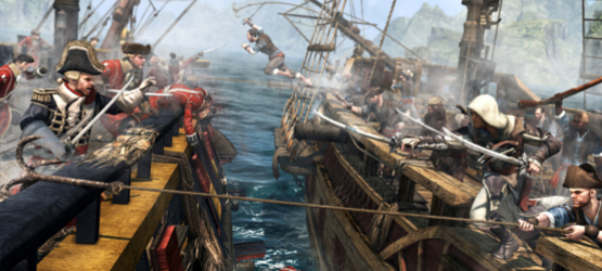 assassinscreedivblackflagboatbattle