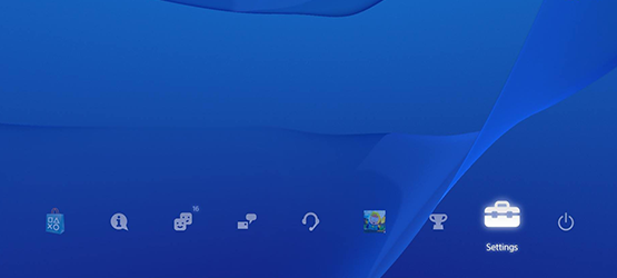 PS4 XMB