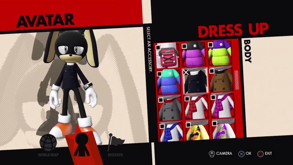 Sonic Forces Avatar Creation