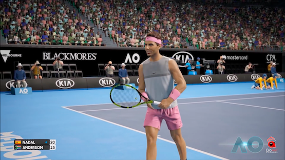 ao tennis gameplay