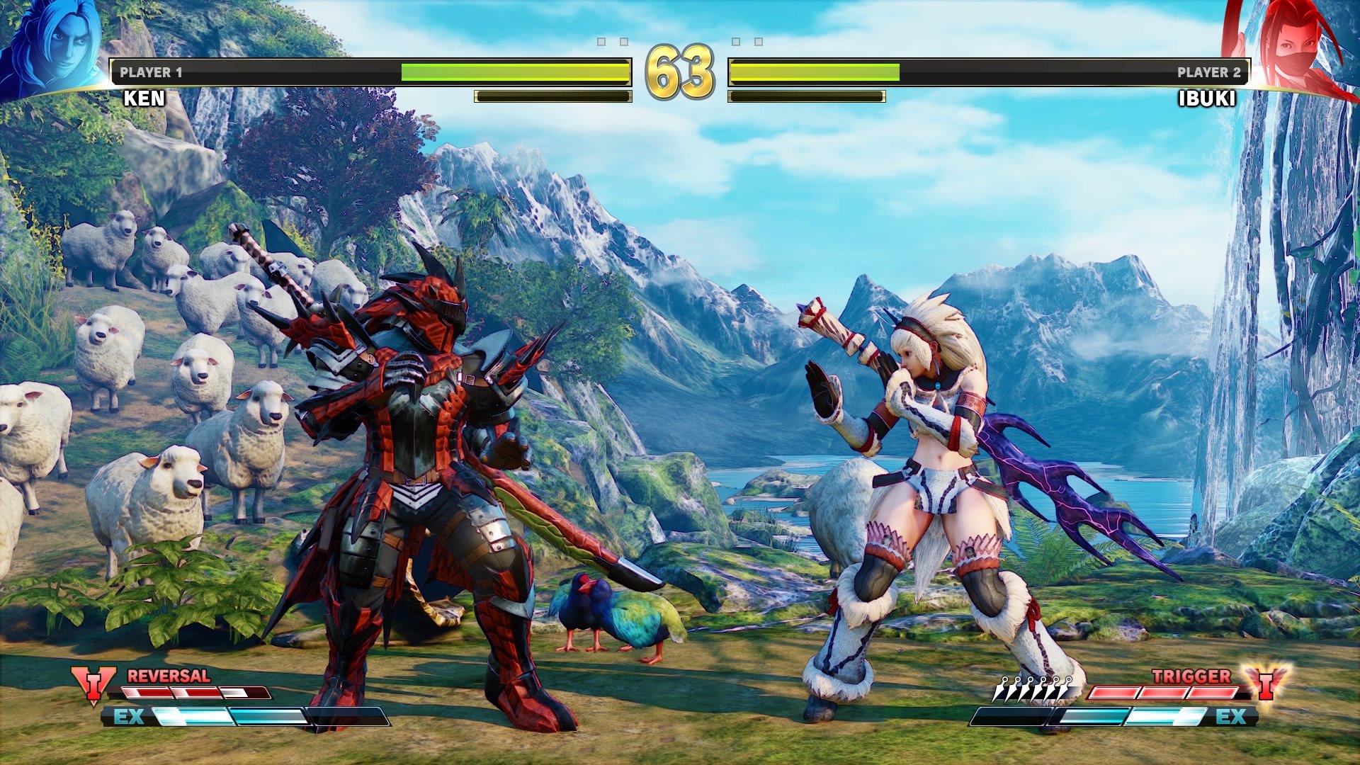 Street Fighter V Monster Hunter - Ken VS Ibuki