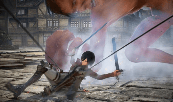 Attack on Titan 2 gameplay Mikasa