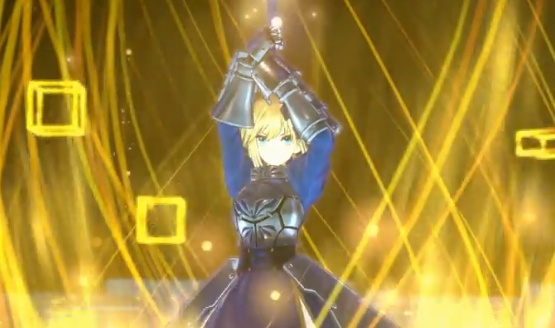 Fate Extella Link Artoria Pendragon gameplay