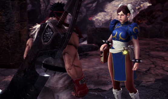 Monster Hunter World Chun Li Handler costume DLC