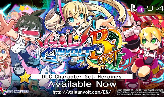 gal gunvolt burst dlc characters