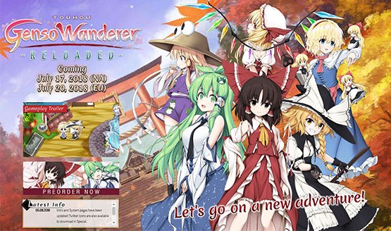 touhou gensou wanderer reloaded trailer