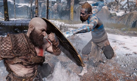 god of war boss fight