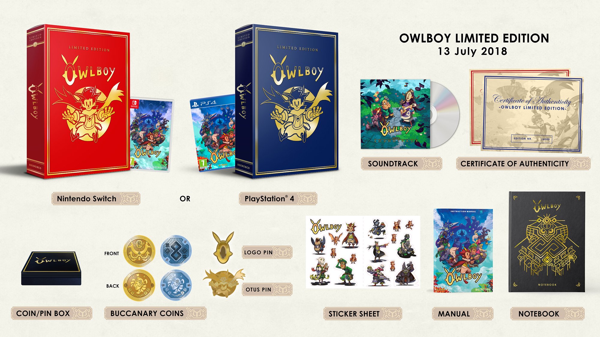 Owlboy Limited Edition Release