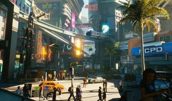 cyberpunk 2077 environment