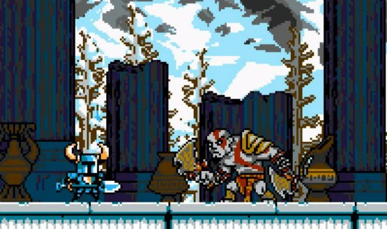 kratos in shovel knight