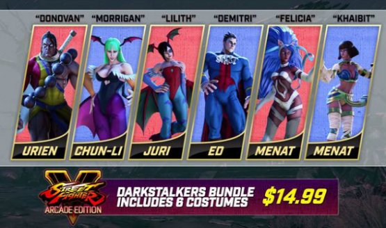 street fighter v darkstalkers