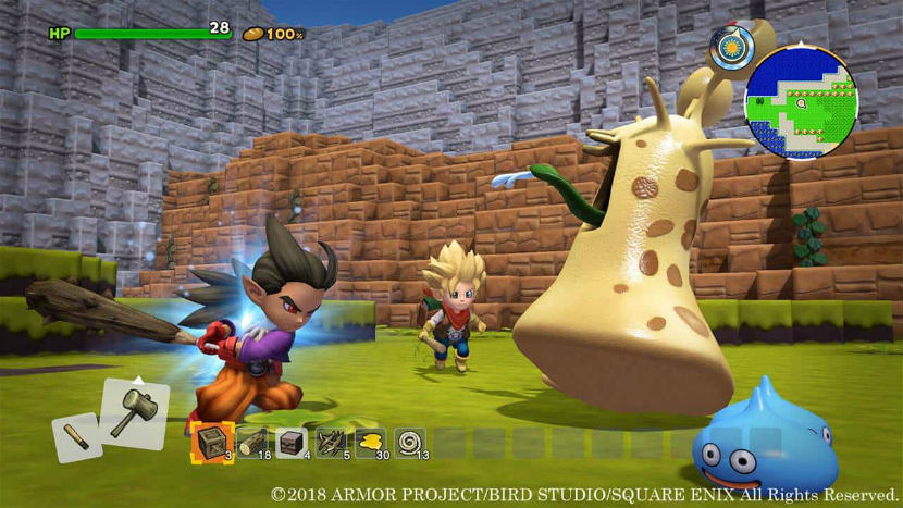 dragon quest builders 2 combat 1