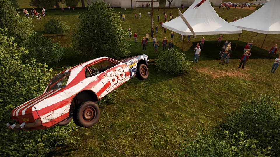 Wreckfest has a pretty good photo mode.