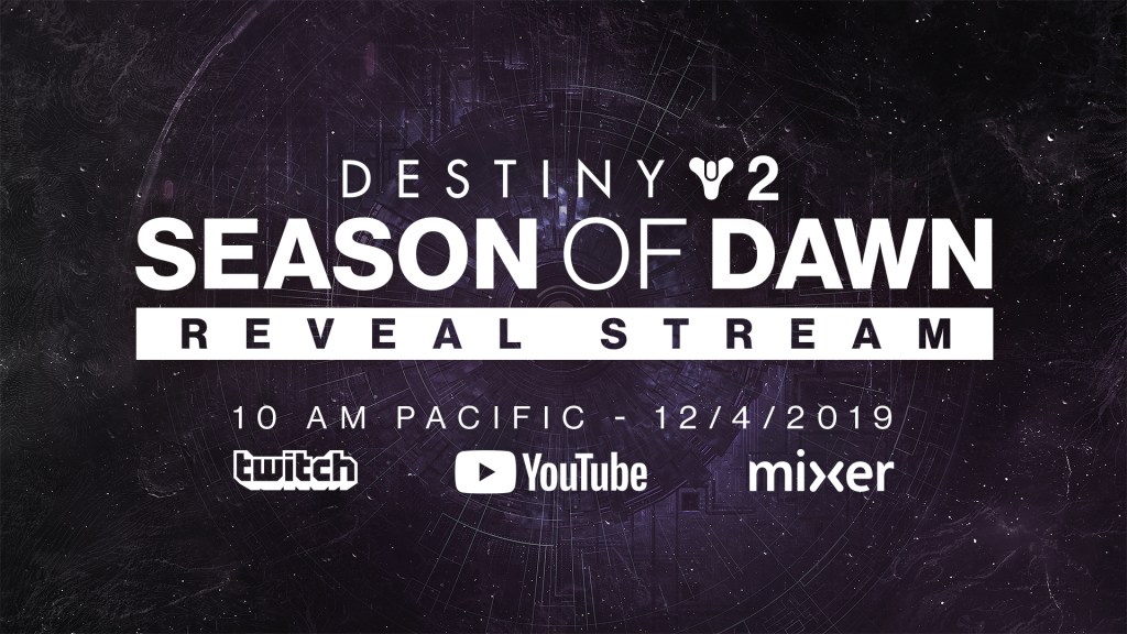 Destiny 2 Season of dawn reveal stream