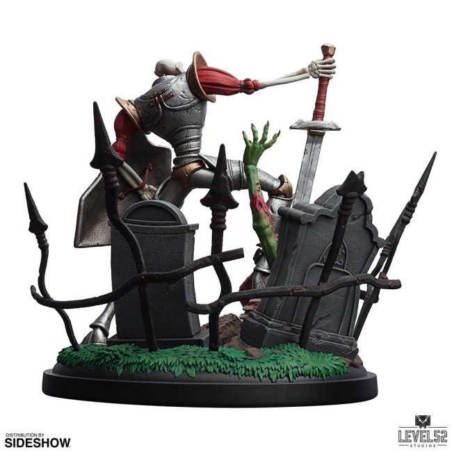 medievil sir dan statue