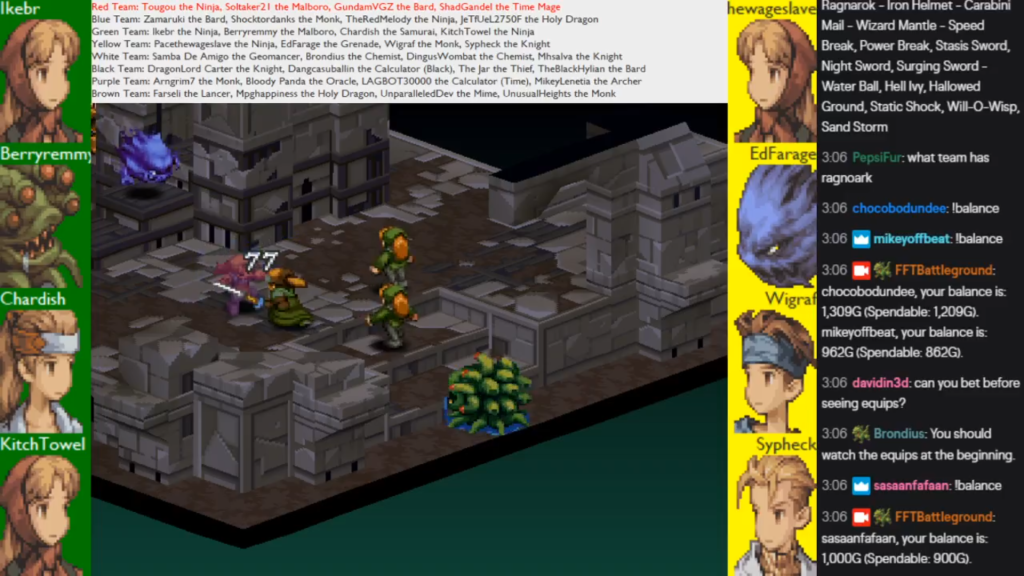 Final Fantasy Tactics Twitch