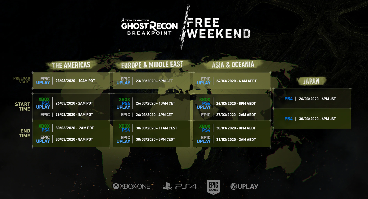 ghost recon breakpoint free weekend