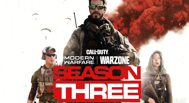 Call of duty modern warfare season three release date alex warzone