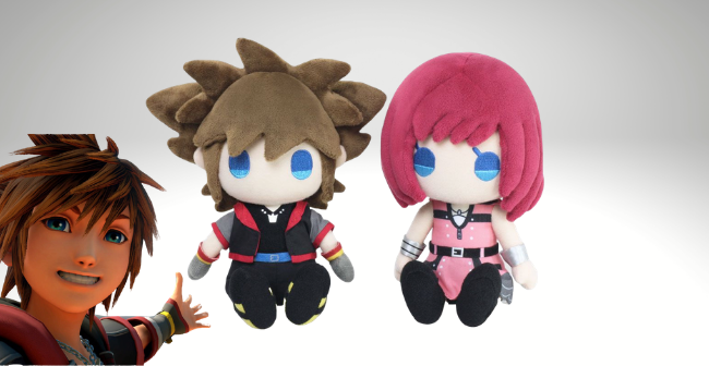 kingdom hearts iii plushies sora kairi