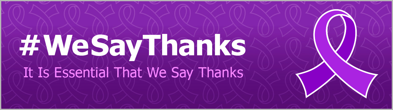 #WeSayThanks