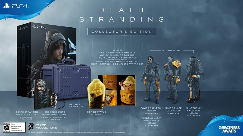 Death stranding collectors edition discount video game deals