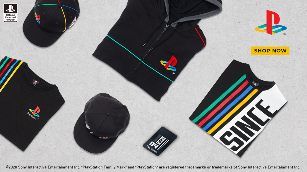 numskull retro playstation merch since 94