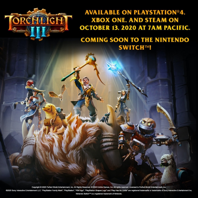 torchlight 3 release date