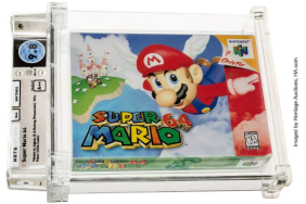 super mario 64 auction 1.56 million sealed copy