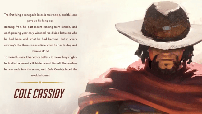 overwatch mccree cole cassidy rename