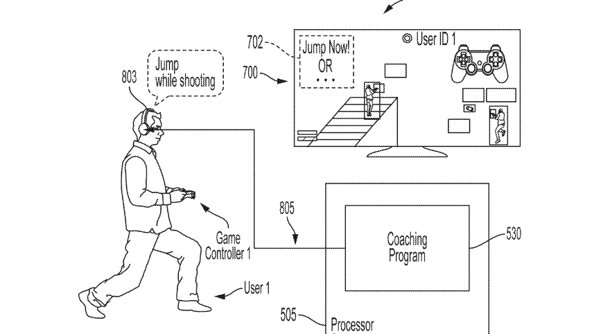 Sony Coaching Patent