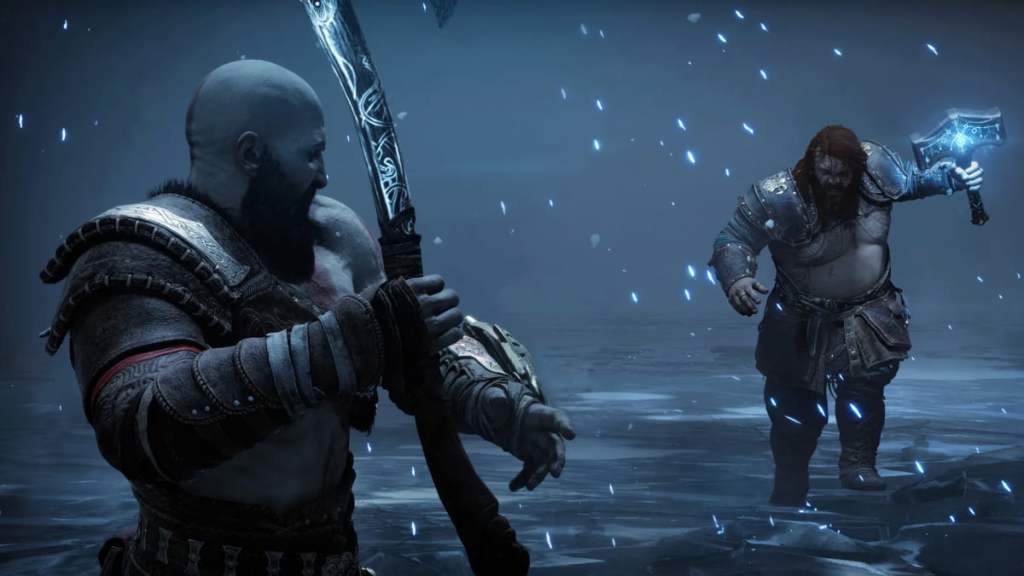 god of war ragnarok kratos thor boss fight