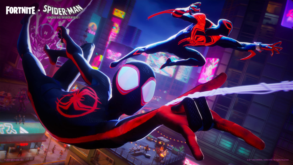 Miles Morales Arrives in Fortnite Spider-Man: Across the Spider-Verse Bundle