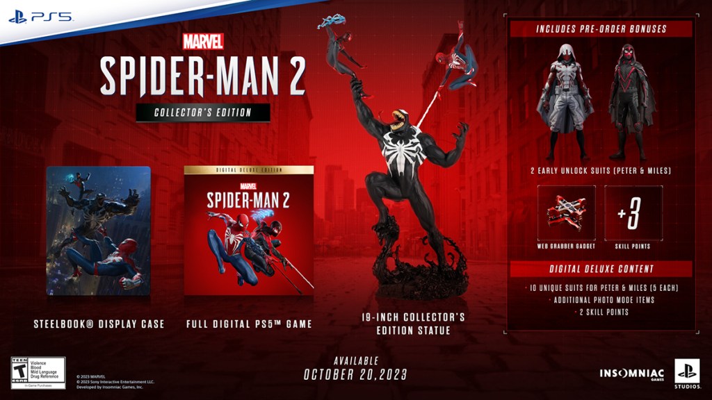 Spider-Man 2 Special Editions and Pre-Order Date Revealed