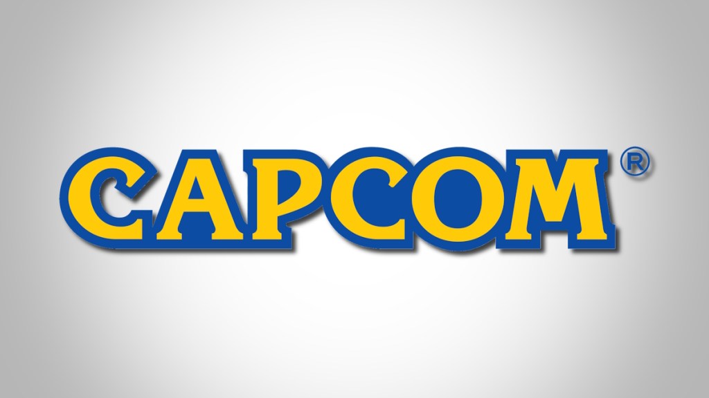 Capcom logo on white background with vignette