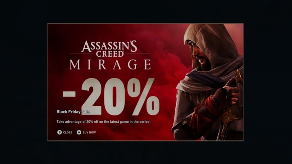 Assassin’s Creed Fullscreen Ads Were an ‘Error,’ Claims Ubisoft