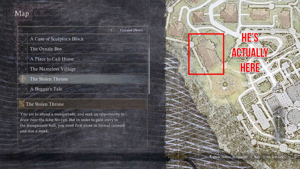 Dragons Dogma 2 False Sovran Location Map