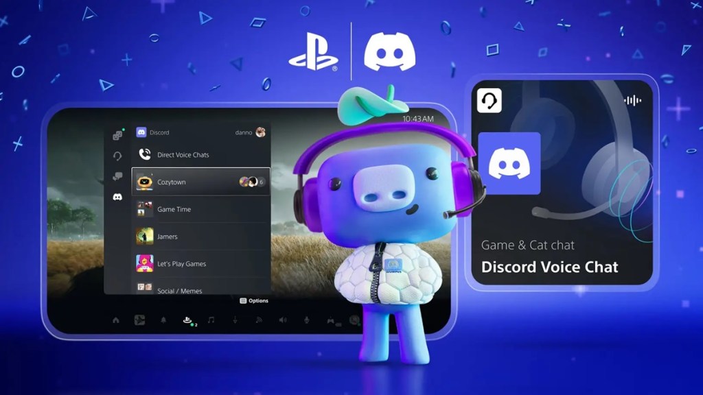 PS5 Discord voice chat and profile sharing