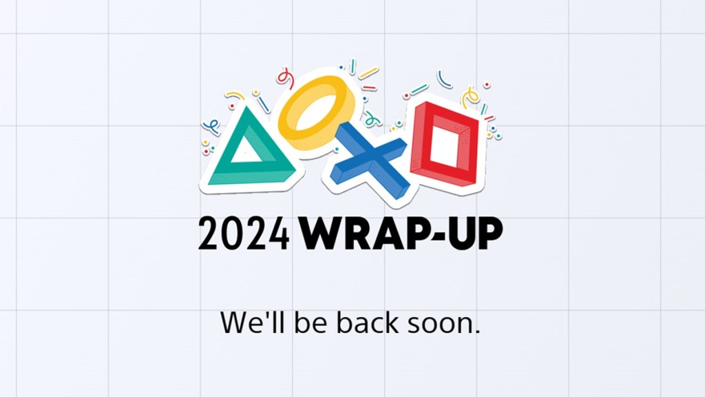 PlayStation Wrap-Up 2024 down