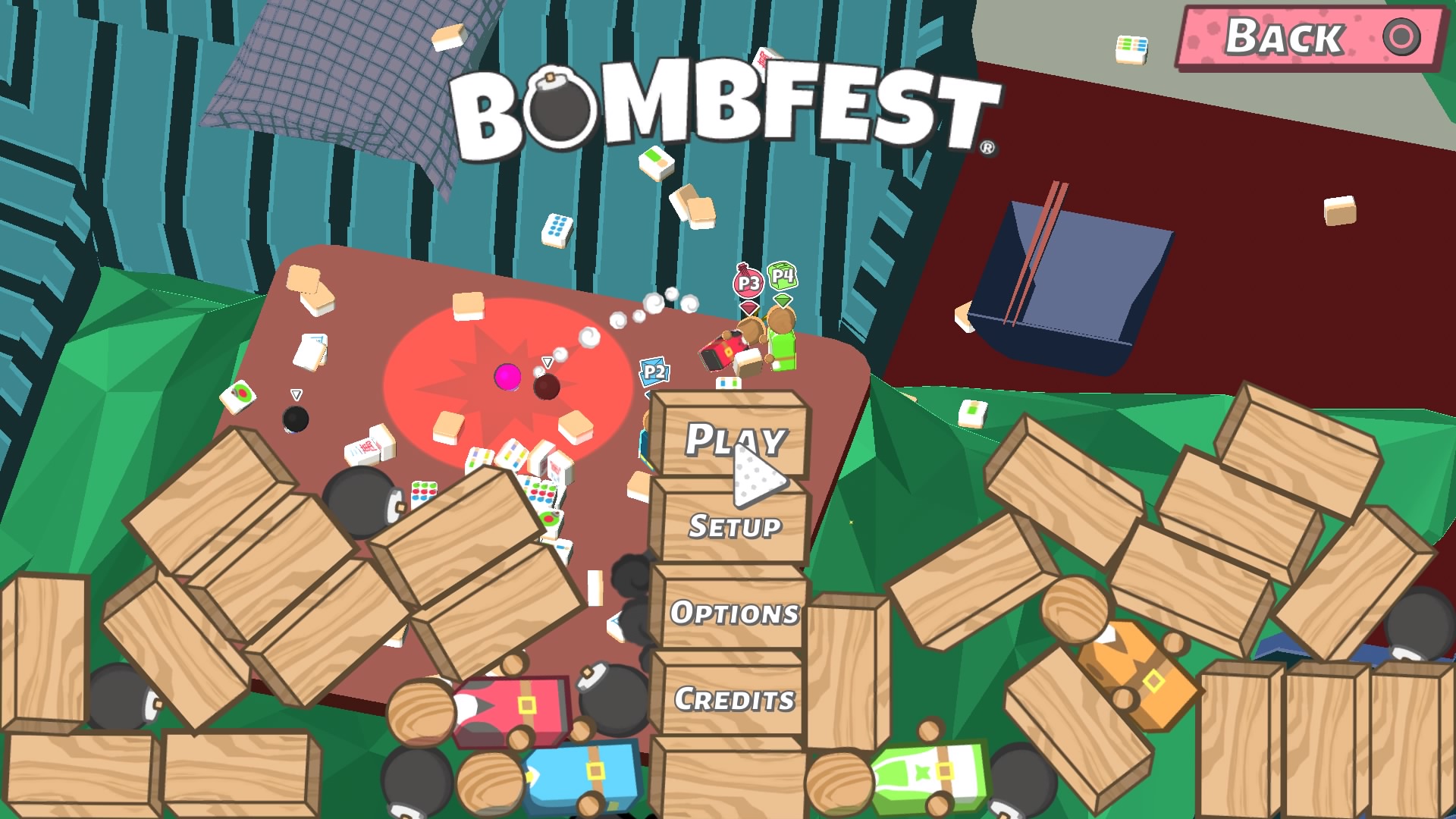 Bombfest PS4 Menu