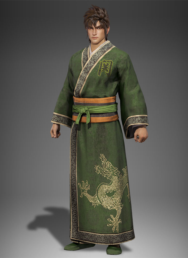 Guan Ping's informal attire