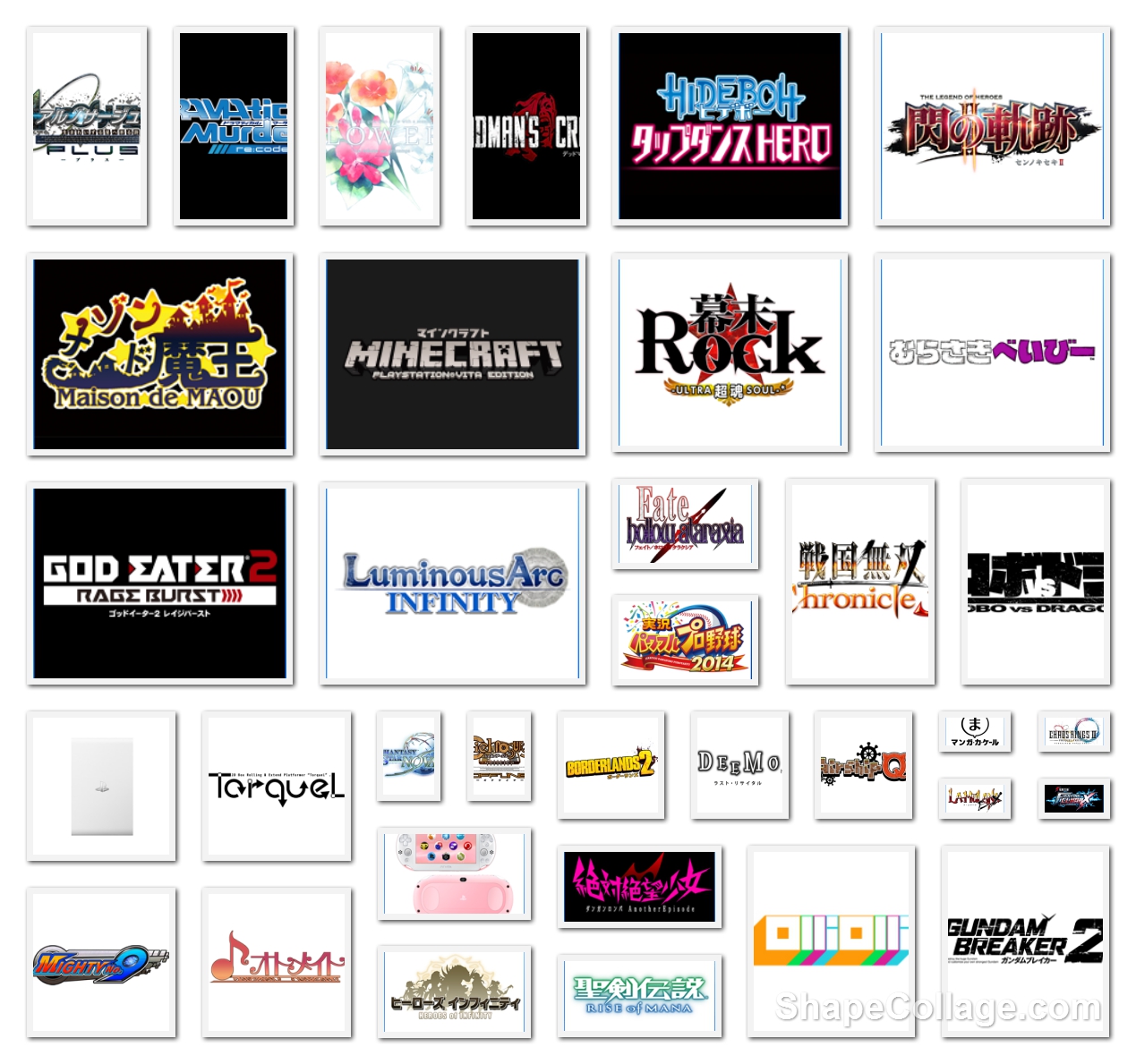 PS Vita Game Logos