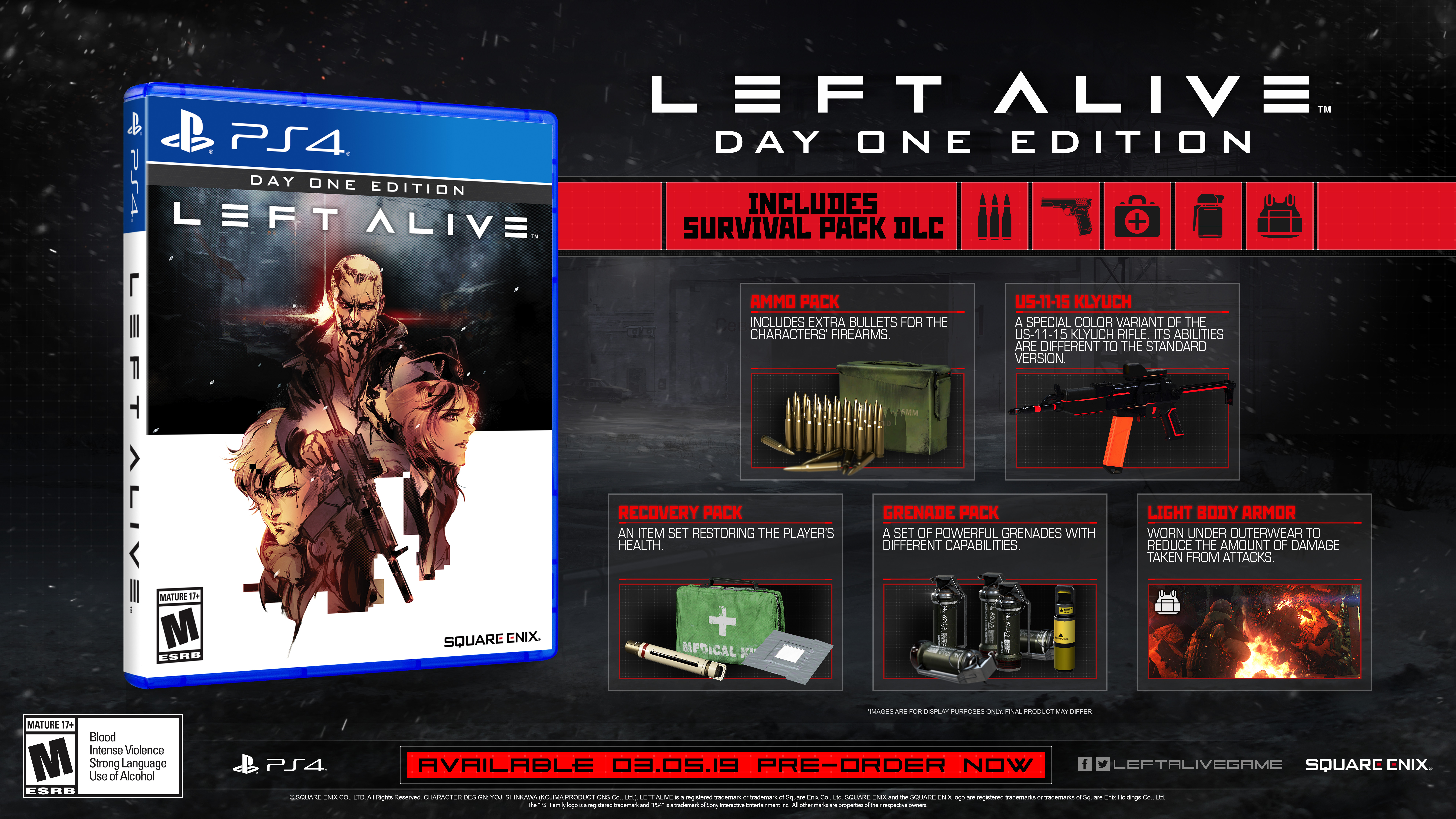 Left Alive Day One Edition