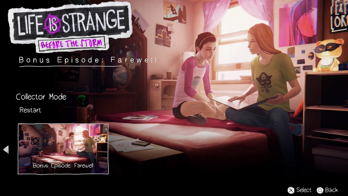 Life is Strange Before the Storm Farewell