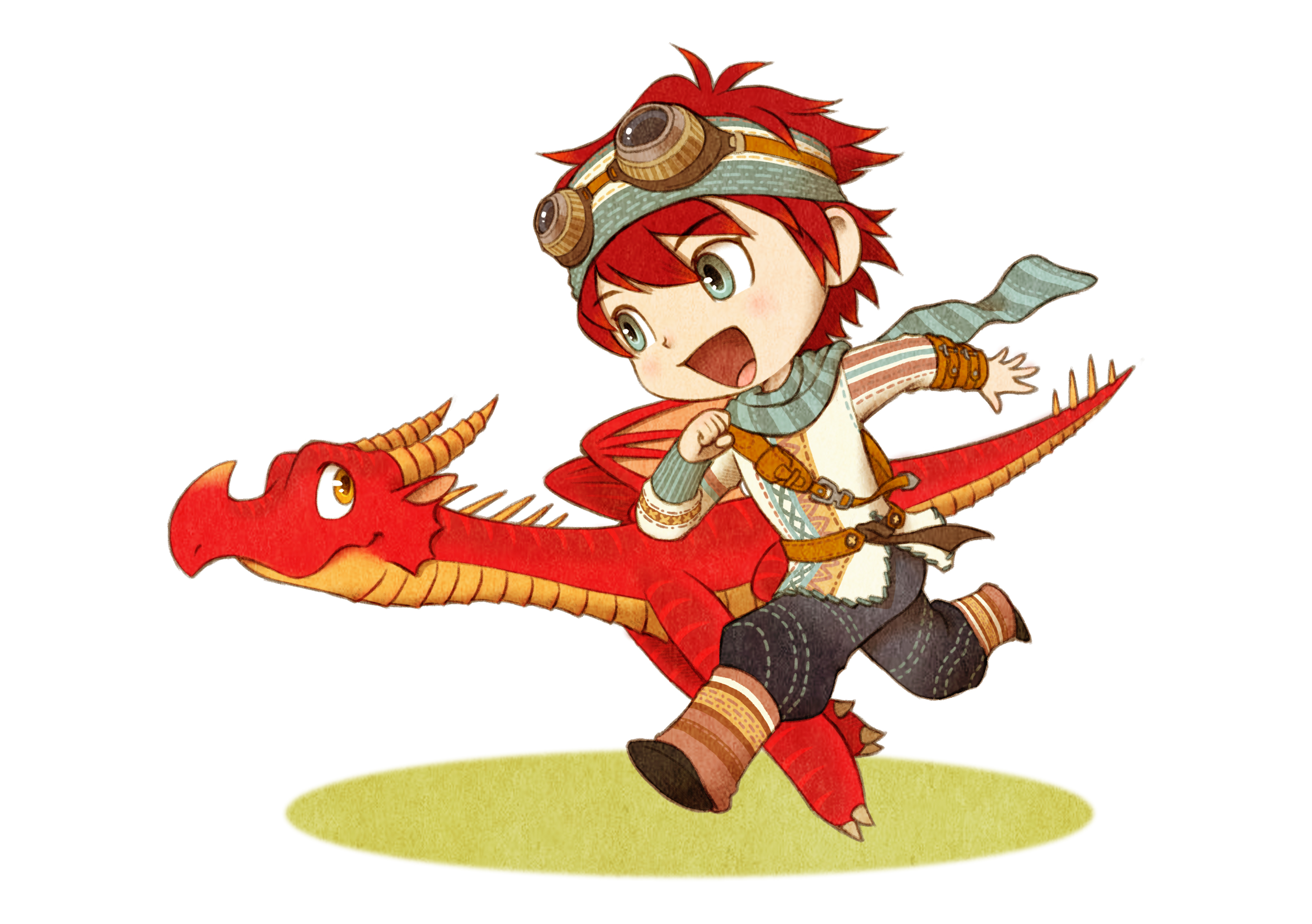 Little Dragons Cafe Character Art