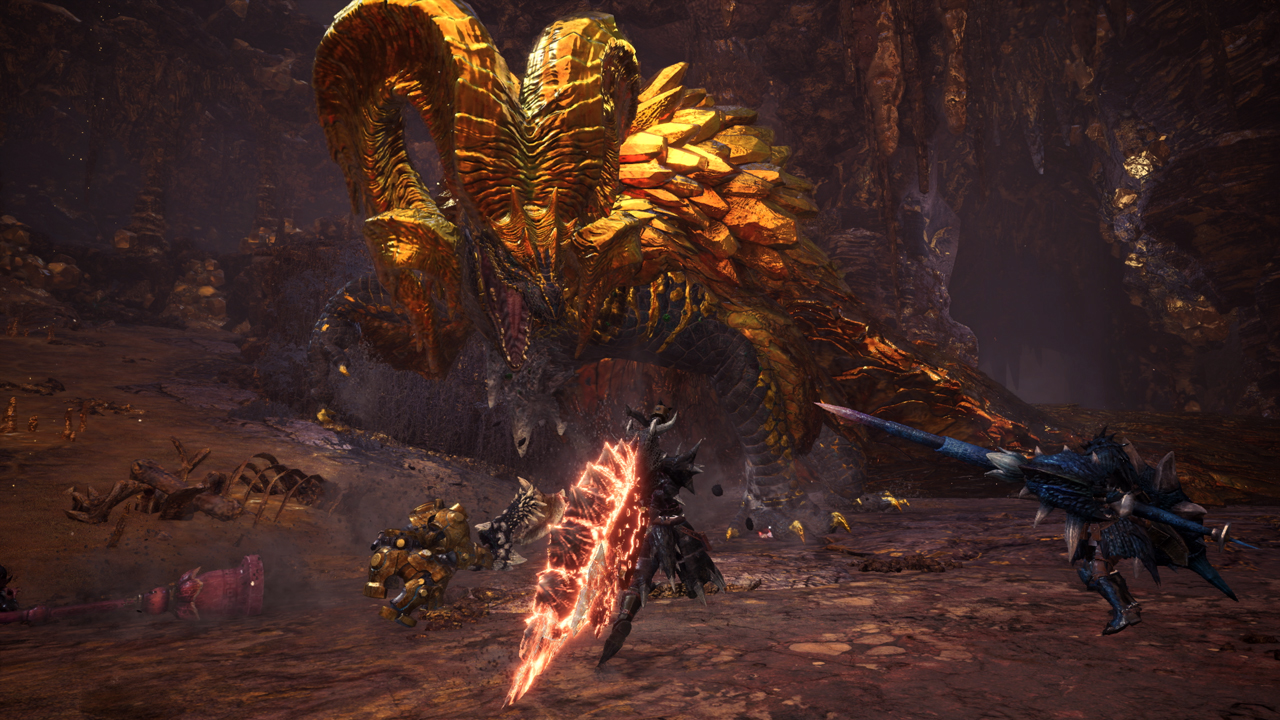 Monster Hunter: World Kulve Taroth vs Hunters