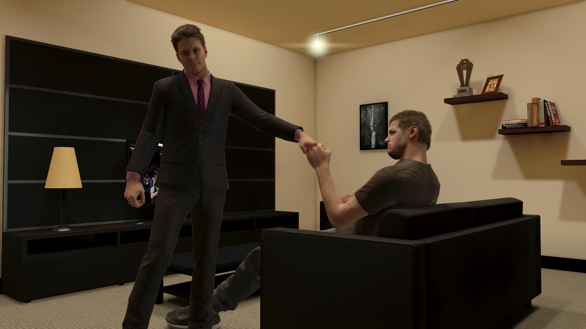 NBA 2K15 Agent Fist Bump