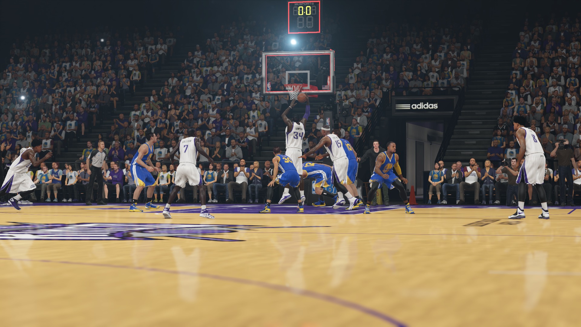 NBA 2K15 Bench View