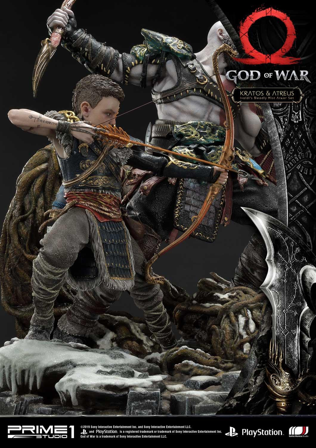 Prime 1 Studio's Kratos and Atreus Statue